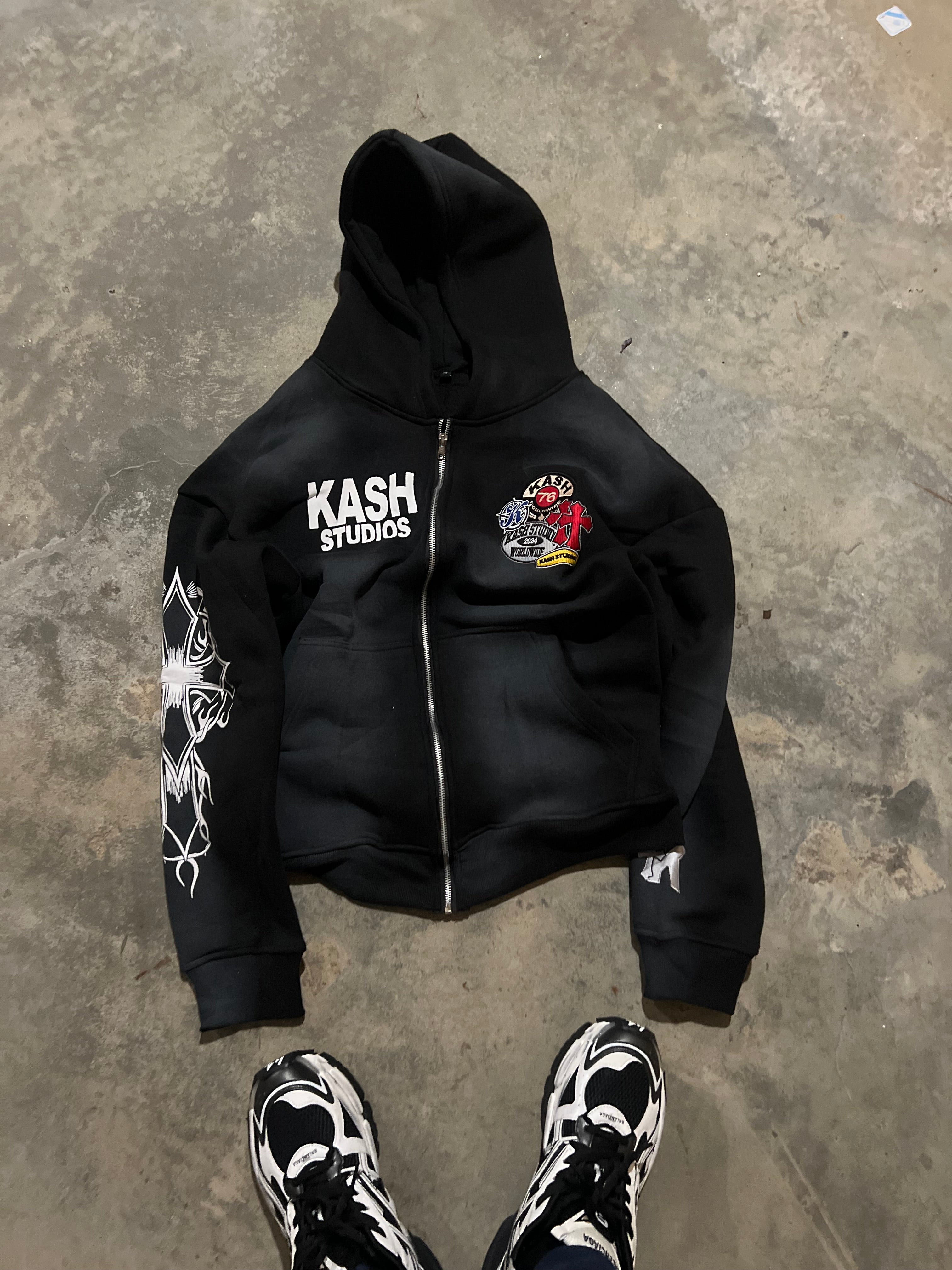 Kash “Patch Work” Zip Up
