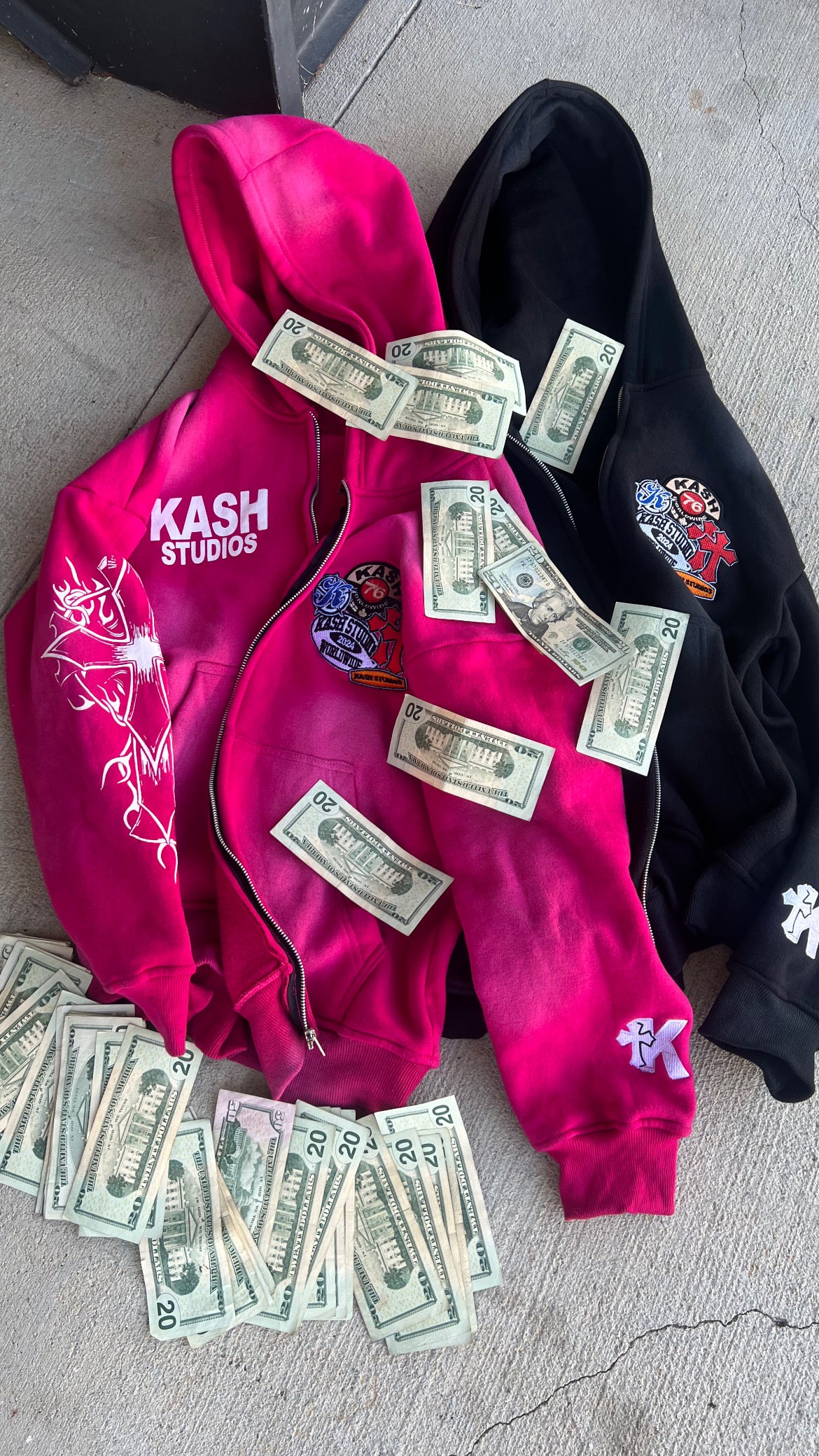 Kash “Patch Work” Zip Up